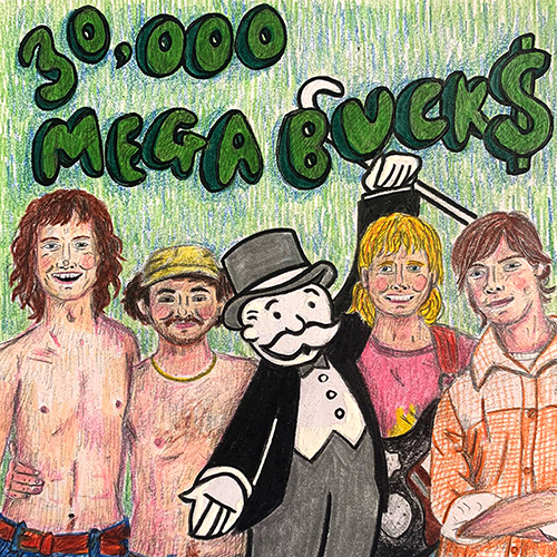 30,000 Megabucks Release Artwork